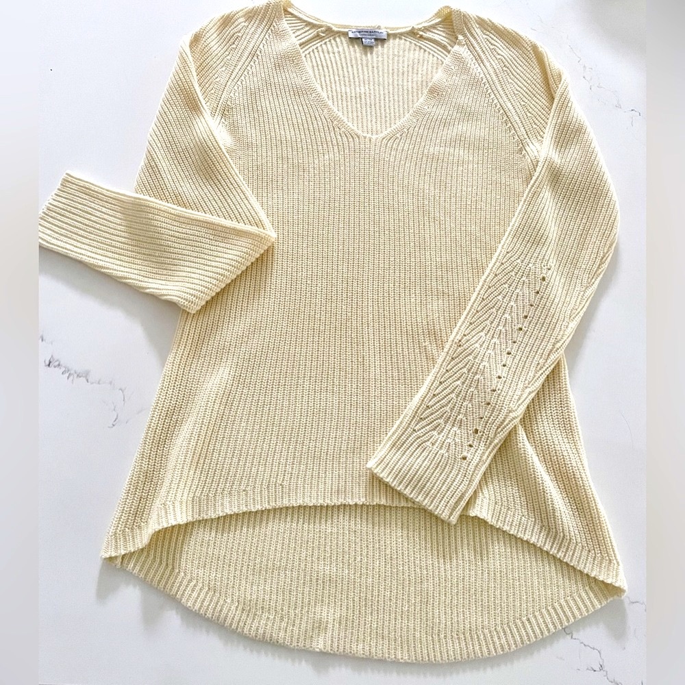 Katherine Barclay Montreal Off-White Cozy Sweater (XS)